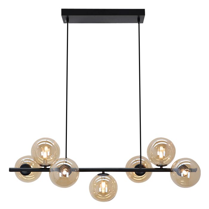 Design pendant light amber, Remo
