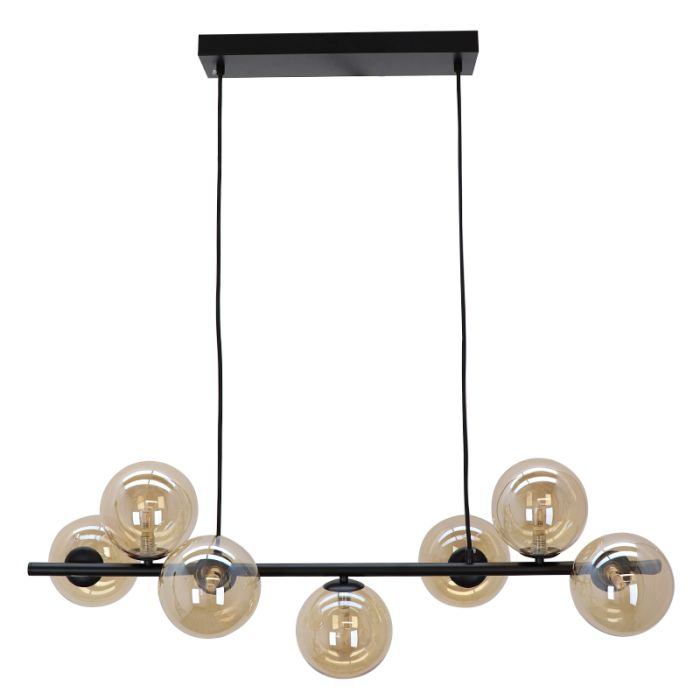 Design pendant light amber, Remo
