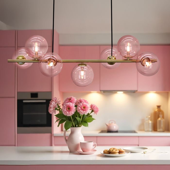 Design pendant light pink, Remo