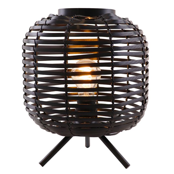 Industrial table lamp black, Pinar, with switch