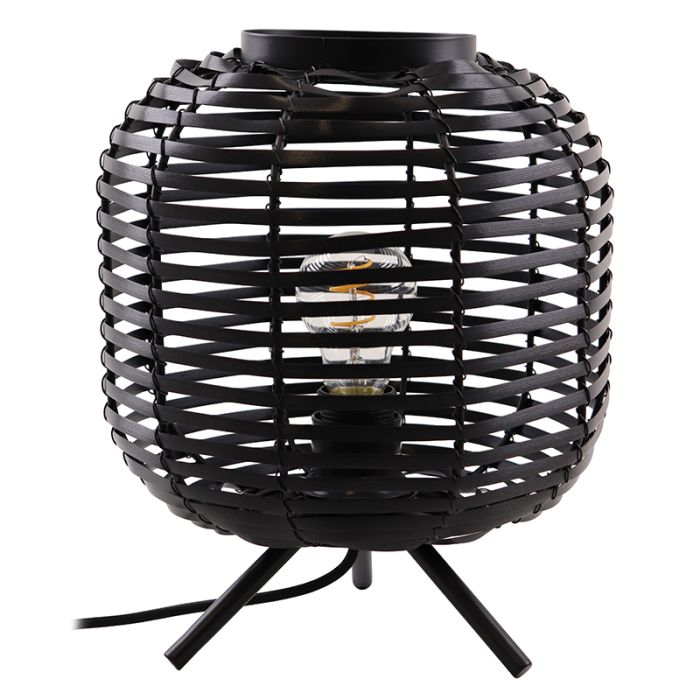 Industrial table lamp black, Pinar, with switch