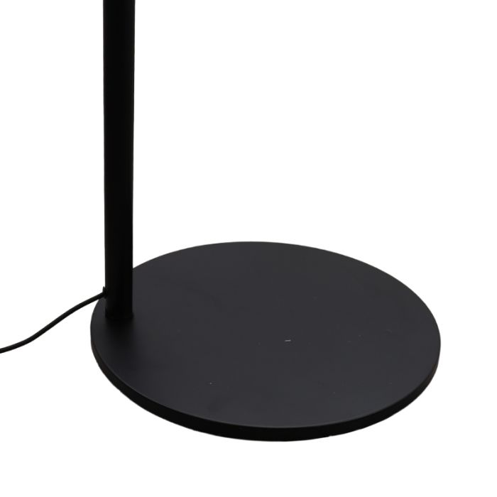 Modern floor lamp amber, Caia, with switch