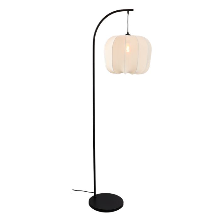 Modern floor lamp cream, Deborah, with switch