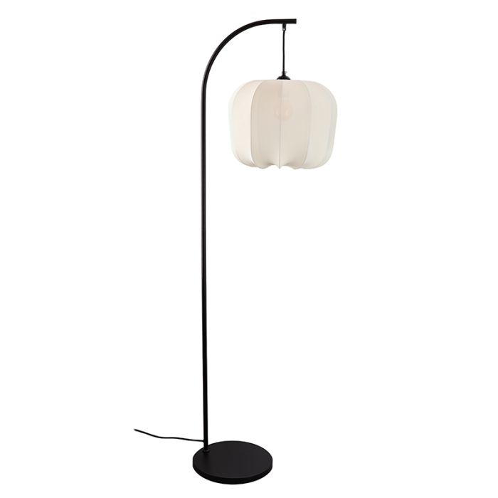 Modern floor lamp cream, Deborah, with switch
