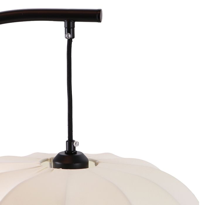 Modern floor lamp cream, Deborah, with switch