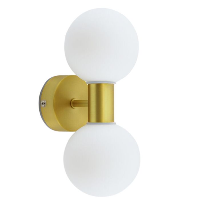 Modern bathroom wall light gold, Amer, IP44