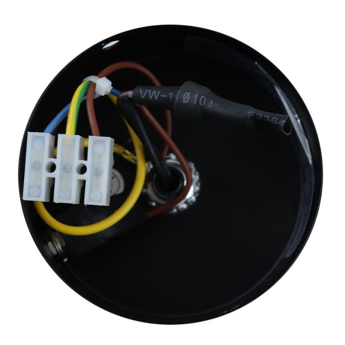 Modern bathroom wall light black, Amer, IP44