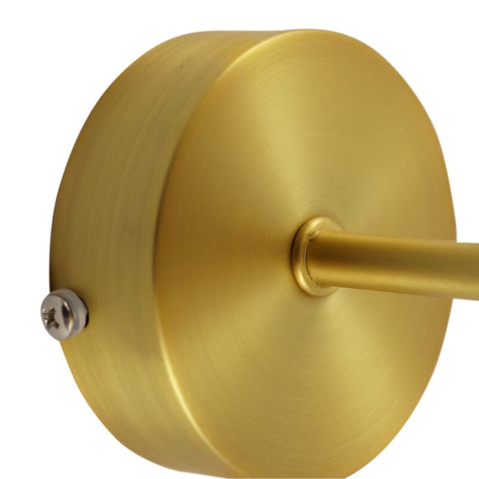 Modern bathroom wall light gold, Callum, IP44