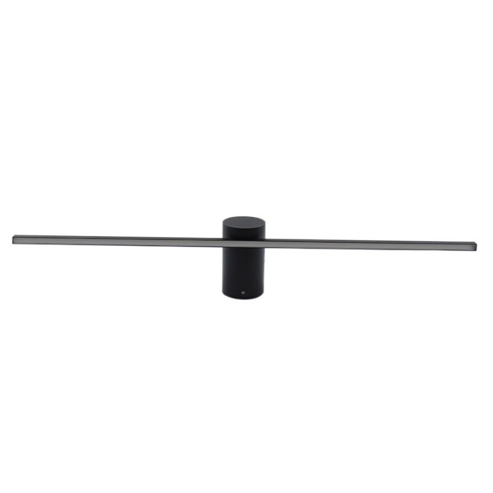 Modern mirror lighting black, Haiko, 8W, 3000K LED, IP44