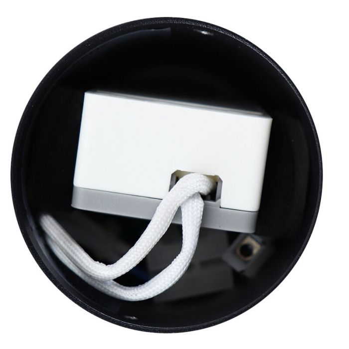 Modern mirror lighting black, Haiko, 8W, 3000K LED, IP44
