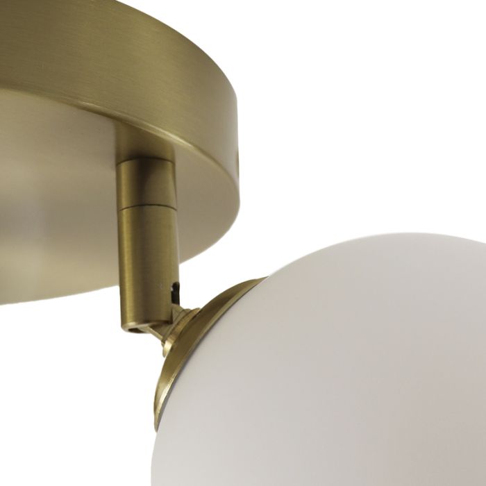 Modern bathroom ceiling light white, Amer, IP44