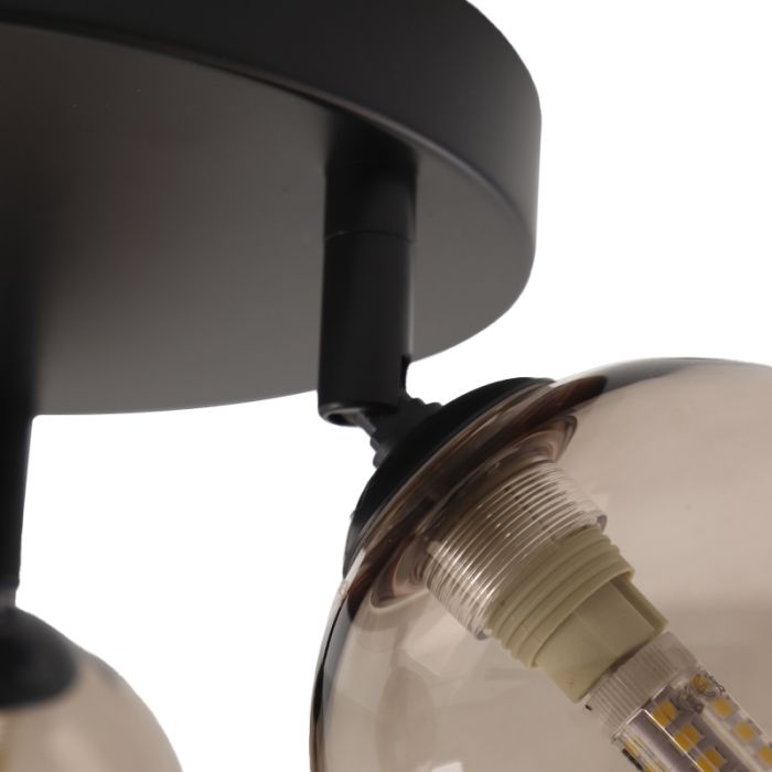 Modern bathroom ceiling light amber, Amer, IP44