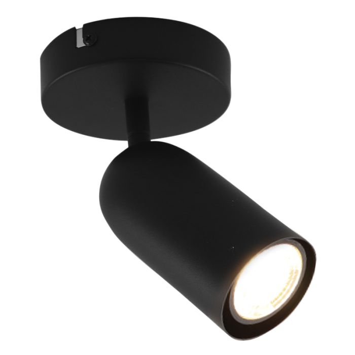 Modern ceiling spotlight black, Jacey
