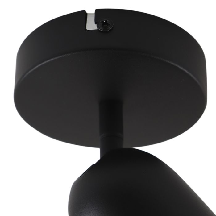 Modern ceiling spotlight black, Jacey