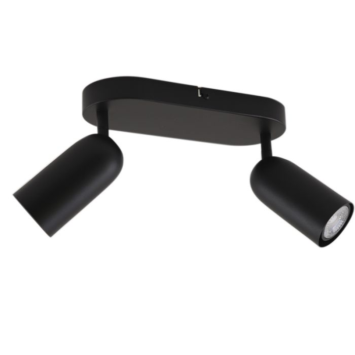 Modern ceiling spotlight black, Jacey