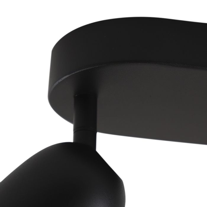 Modern ceiling spotlight black, Jacey
