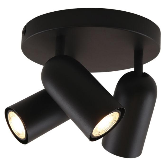 Modern ceiling spotlight black, Jacey
