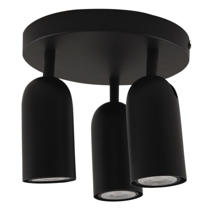 Modern ceiling spotlight black, Jacey