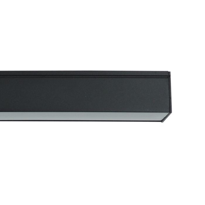 Modern pendant light black, Iwan, 18W, 3000K LED
