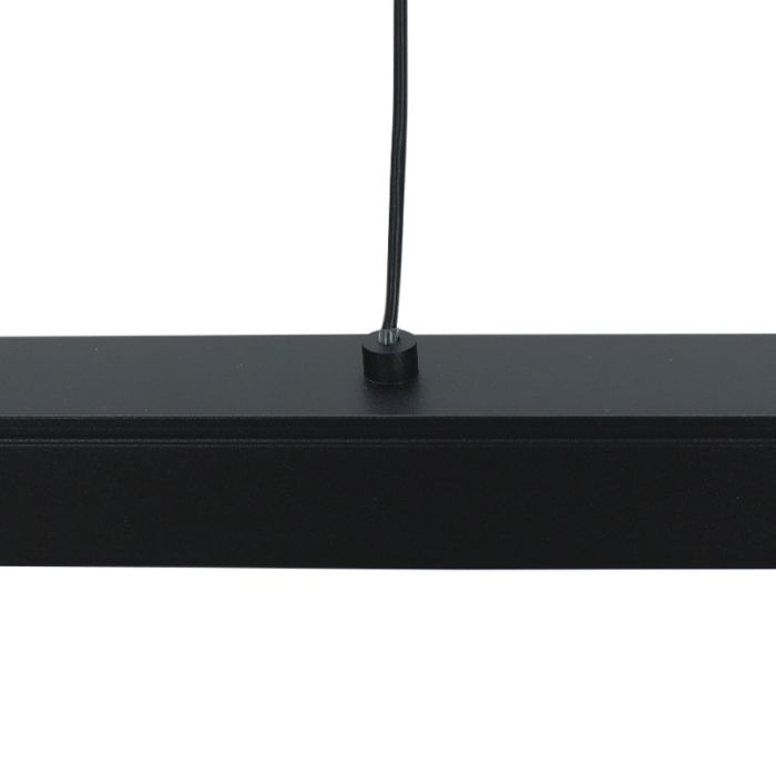 Modern pendant light black, Iwan, 18W, 3000K LED