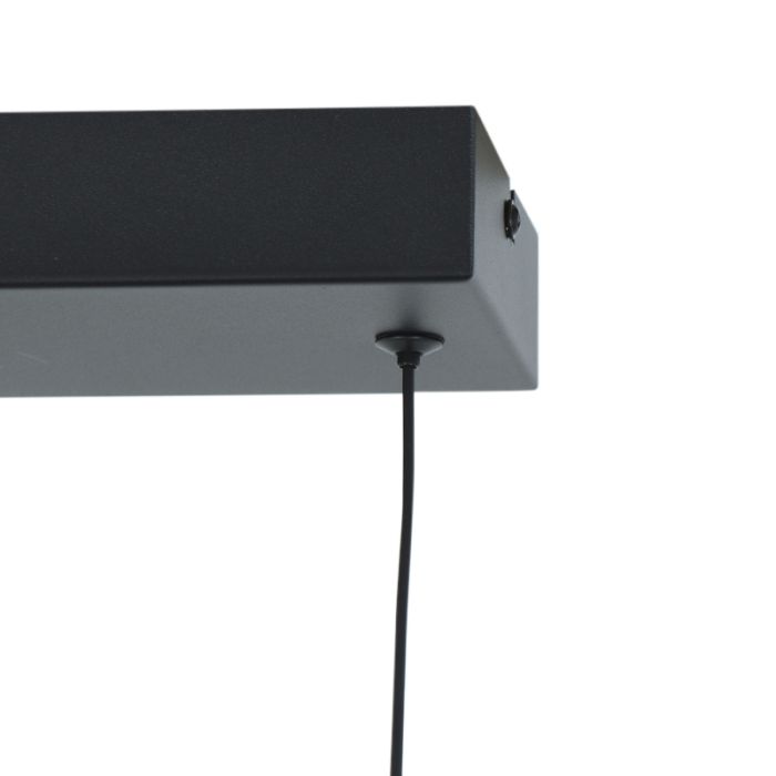 Modern pendant light black, Iwan, 18W, 3000K LED