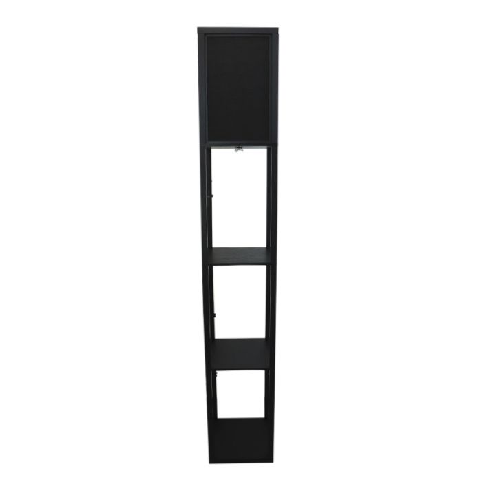 Modern floor lamp black, Izabel, with switch