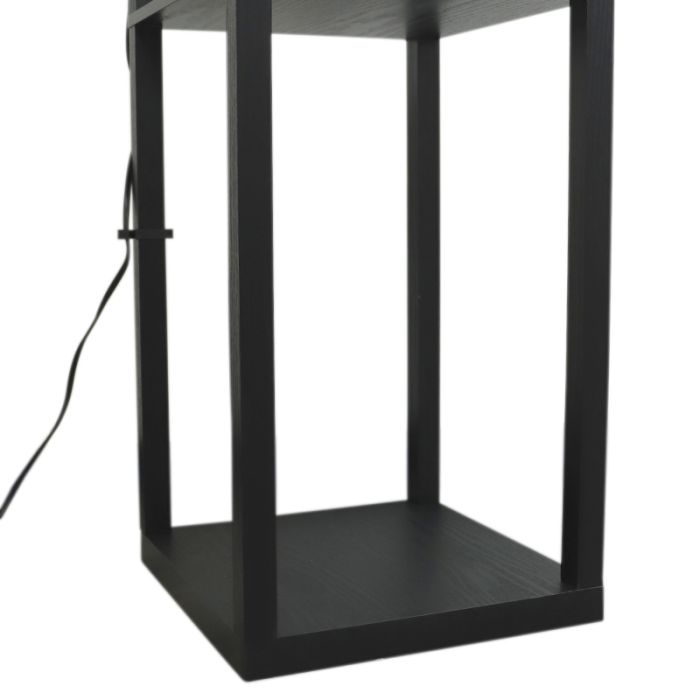 Modern floor lamp black, Izabel, with switch