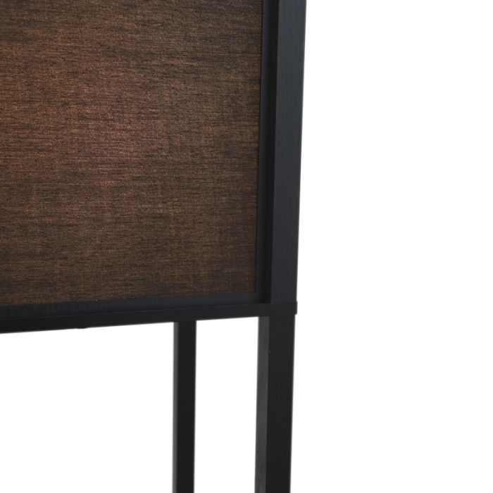 Modern floor lamp black, Izabel, with switch
