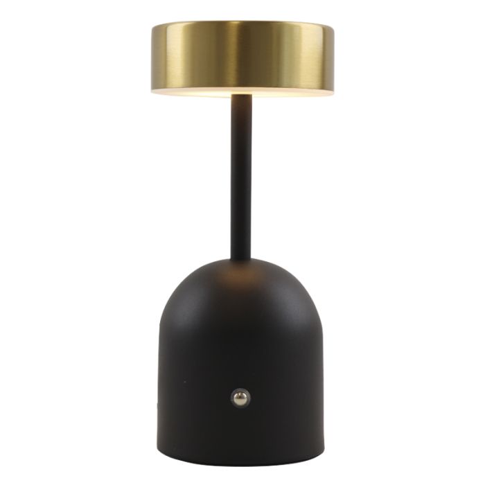 Modern table lamp brass, Isabel, 3W, 3000K LED, with switch