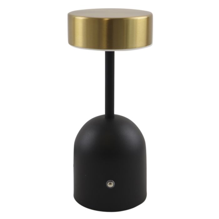 Modern table lamp brass, Isabel, 3W, 3000K LED, with switch