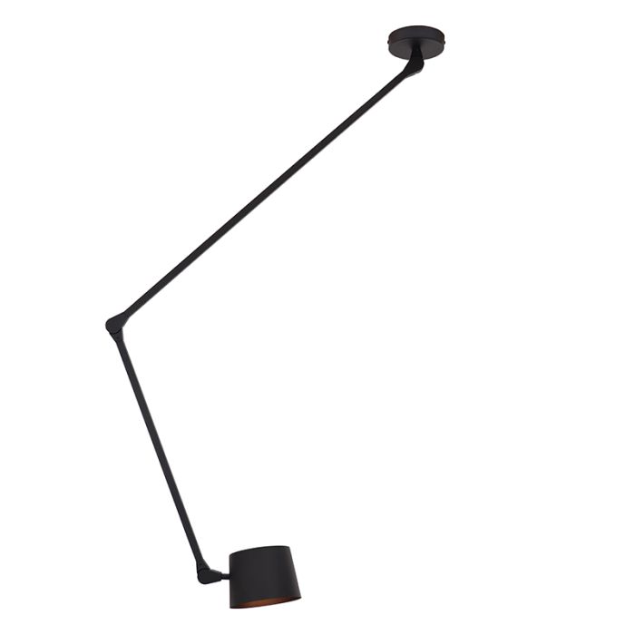 Modern ceiling light black, Rinke