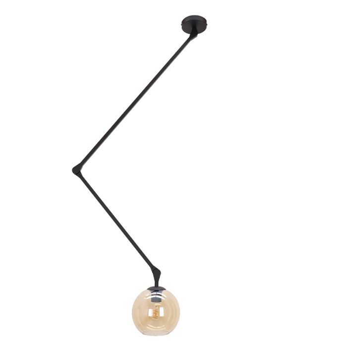 Modern ceiling light black, Giada