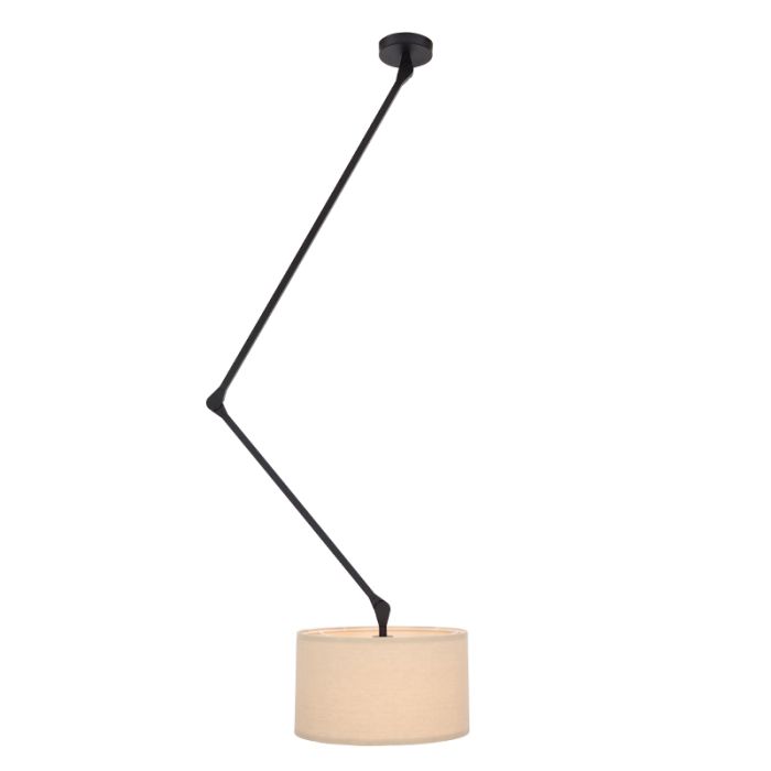 Modern ceiling light black, Timmy