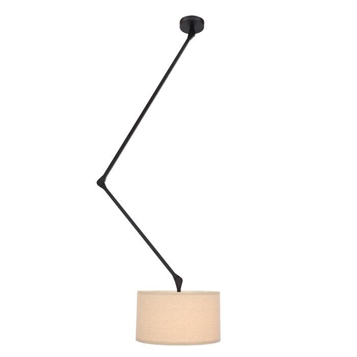 Modern ceiling light black, Timmy