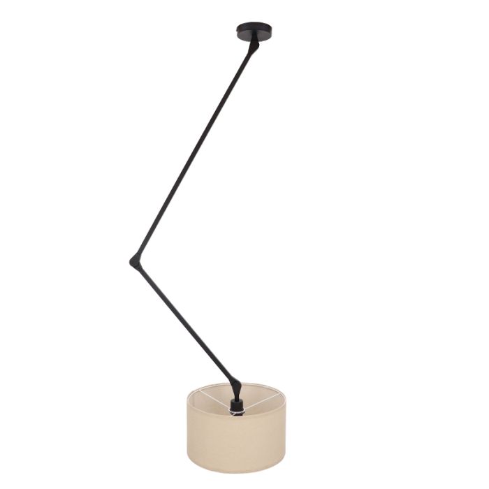 Modern ceiling light black, Timmy