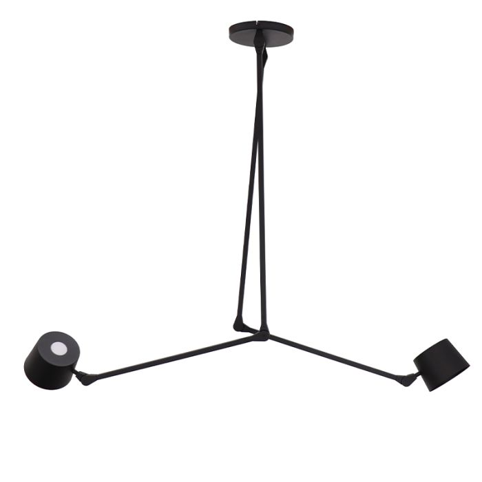 Modern ceiling light black, Rinke