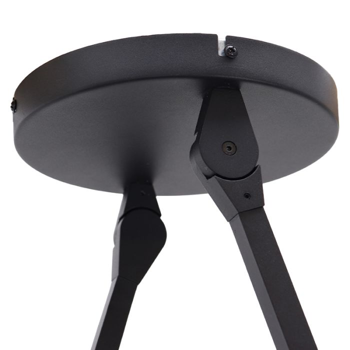 Modern ceiling light black, Rinke