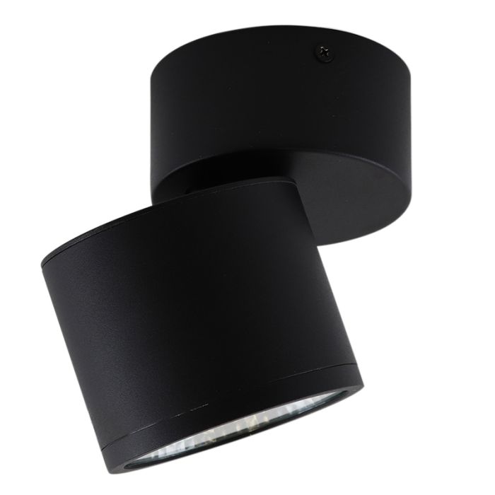 Modern ceiling spotlight black, Thomas