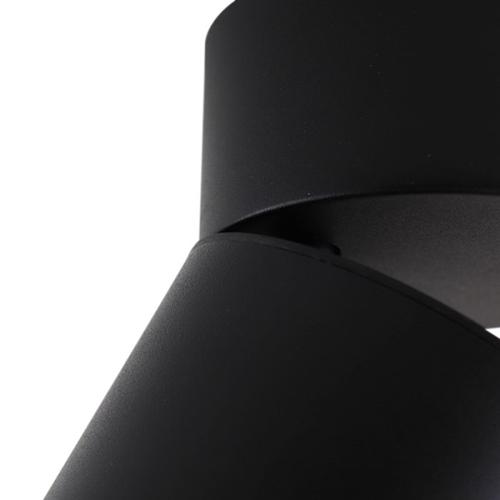 Modern ceiling spotlight black, Thomas