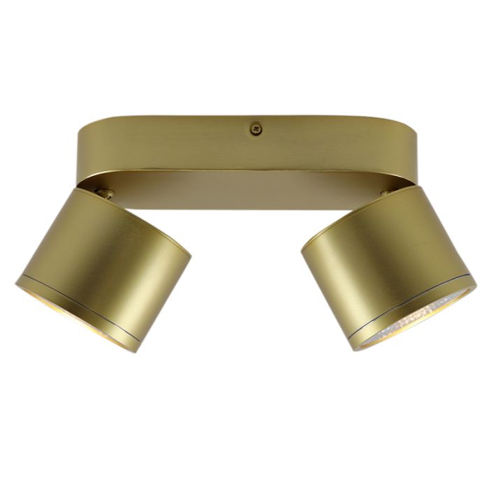Modern ceiling spotlight brass, Thomas