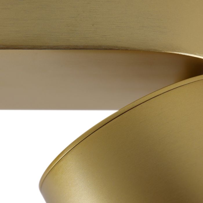 Modern ceiling spotlight brass, Thomas