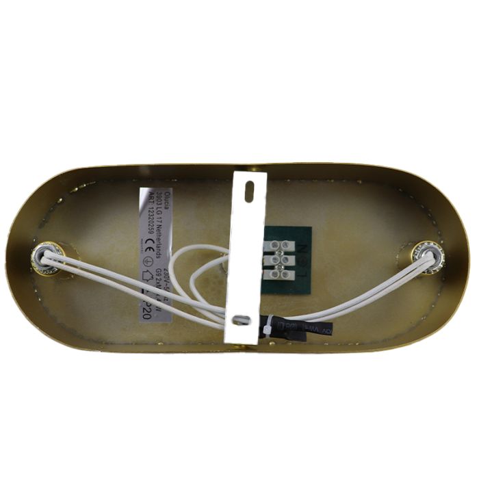 Modern ceiling spotlight brass, Thomas