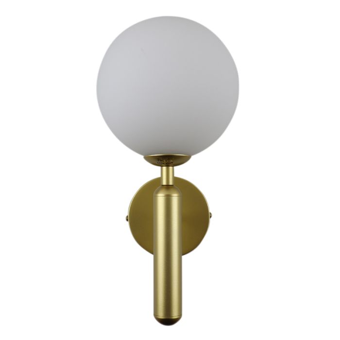 Modern bathroom wall light brass, Tiemen, IP44