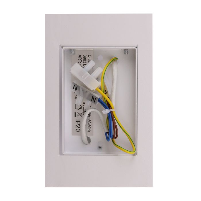 Modern wall light white, Perry