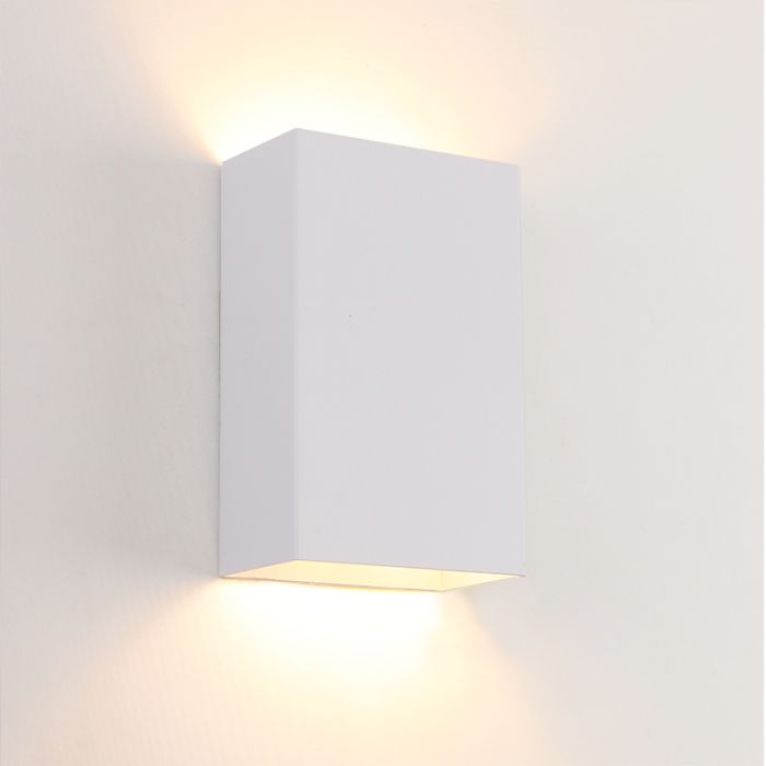 Modern wall light white, Perry