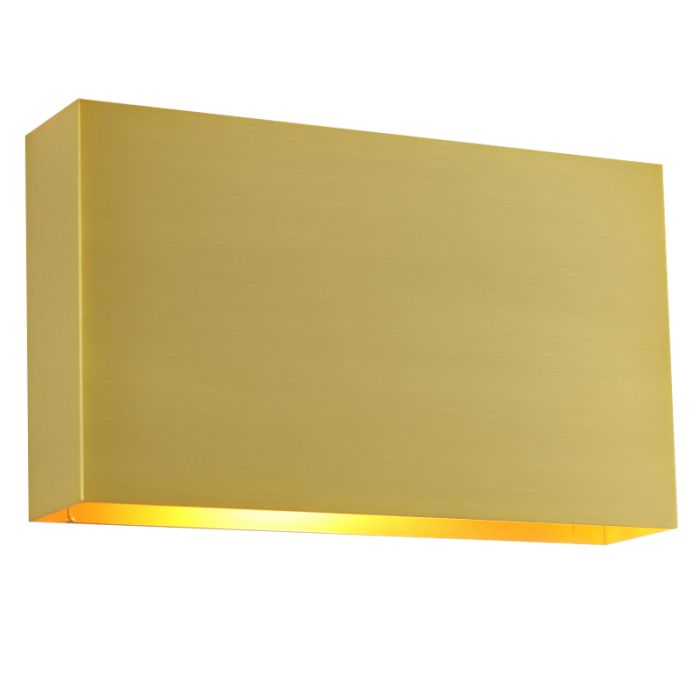 Modern wall light brass, Perry
