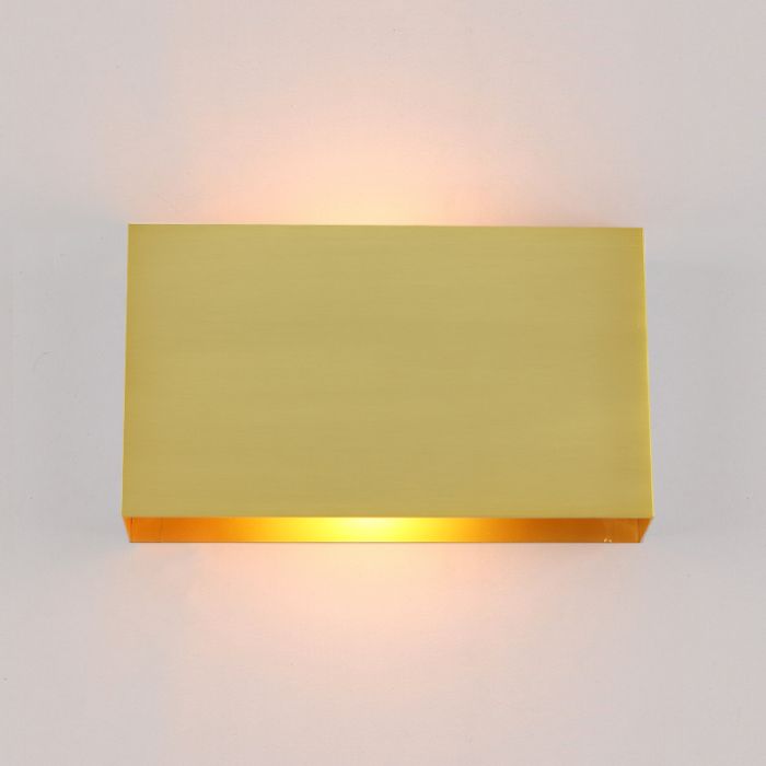 Modern wall light brass, Perry