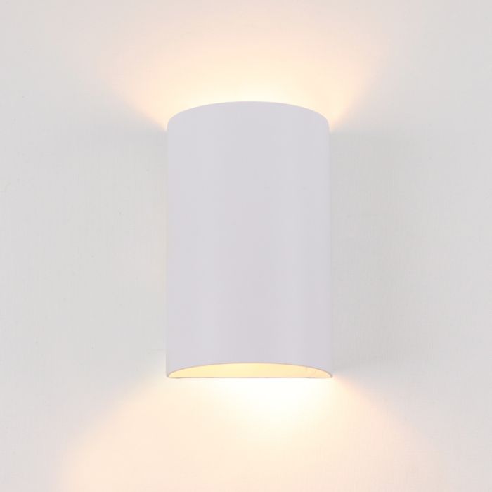 Modern wall light white, Perry