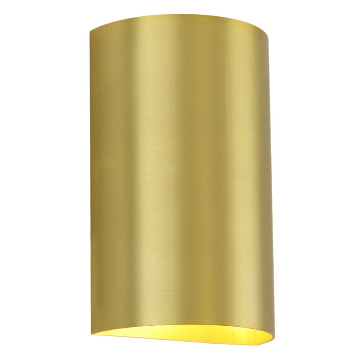 Modern wall light brass, Perry