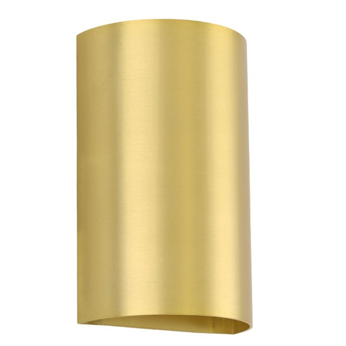 Modern wall light brass, Perry